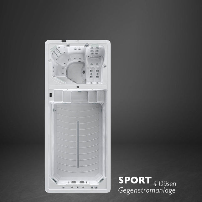 Swim Spa Mirna 60 Duo - 592 × 235 × 129 cm