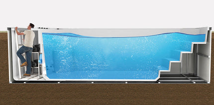 Swim Spa Fully-Inground 600 Skizze